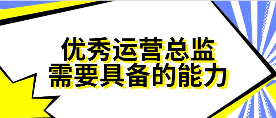 优秀的电商运营总监需要的五个能力